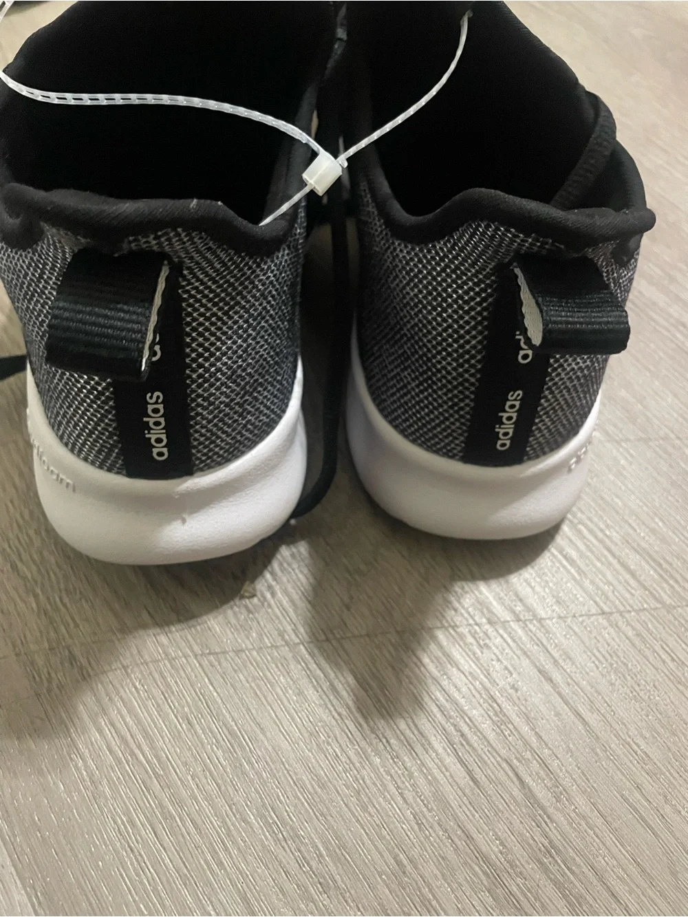 adidas Kids Grey & Black Athletic Sneaker